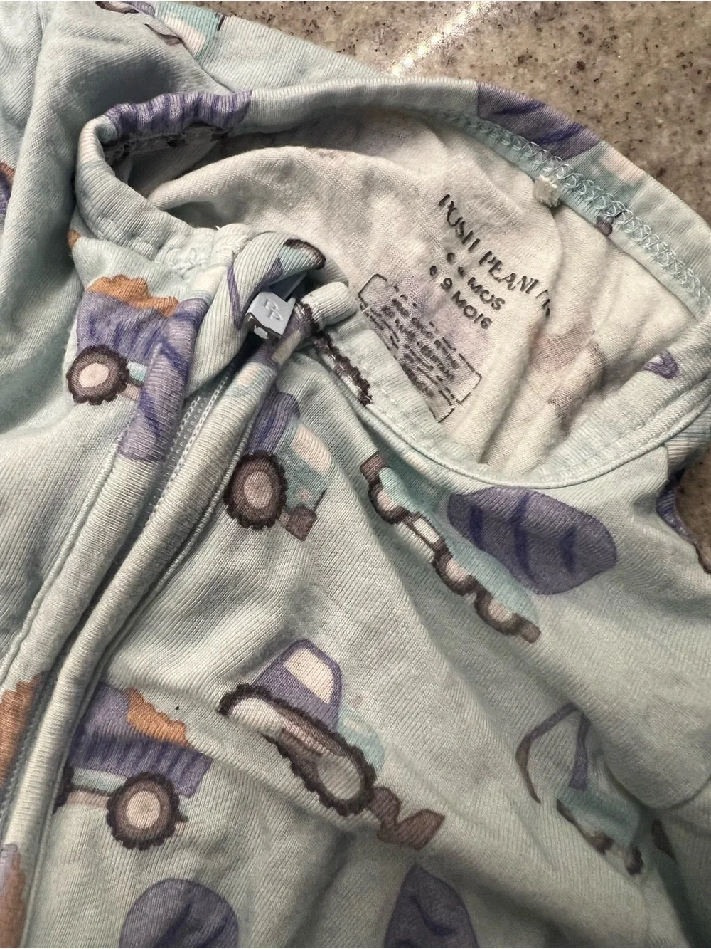 Posh Peanut Trucks Zippered One Piece